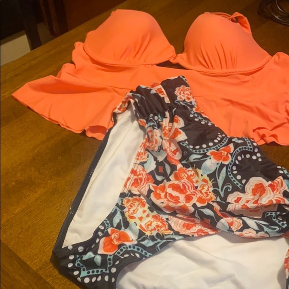 Plus size Tankini XXL 2 piece - Picture 1 of 5